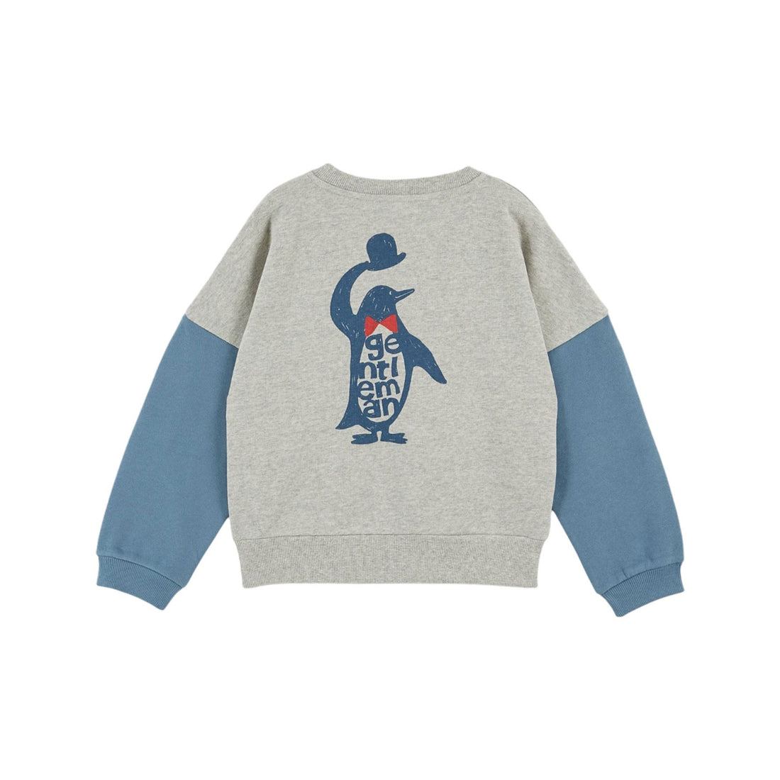 Emile et Ida Heather Grey Colorblock Sweatshirt