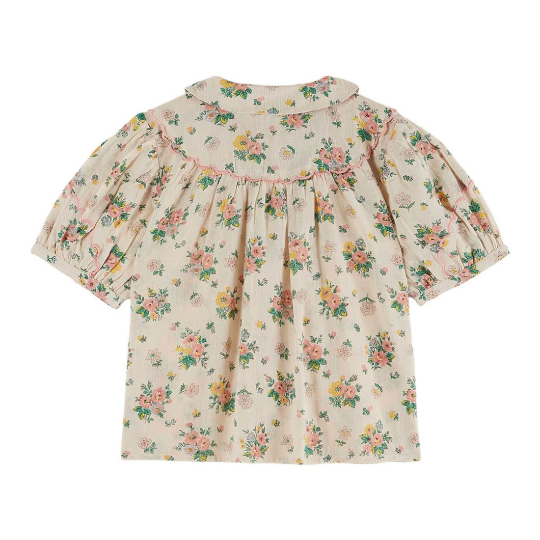 Emile et Ida Pink Spring Printed Blouse