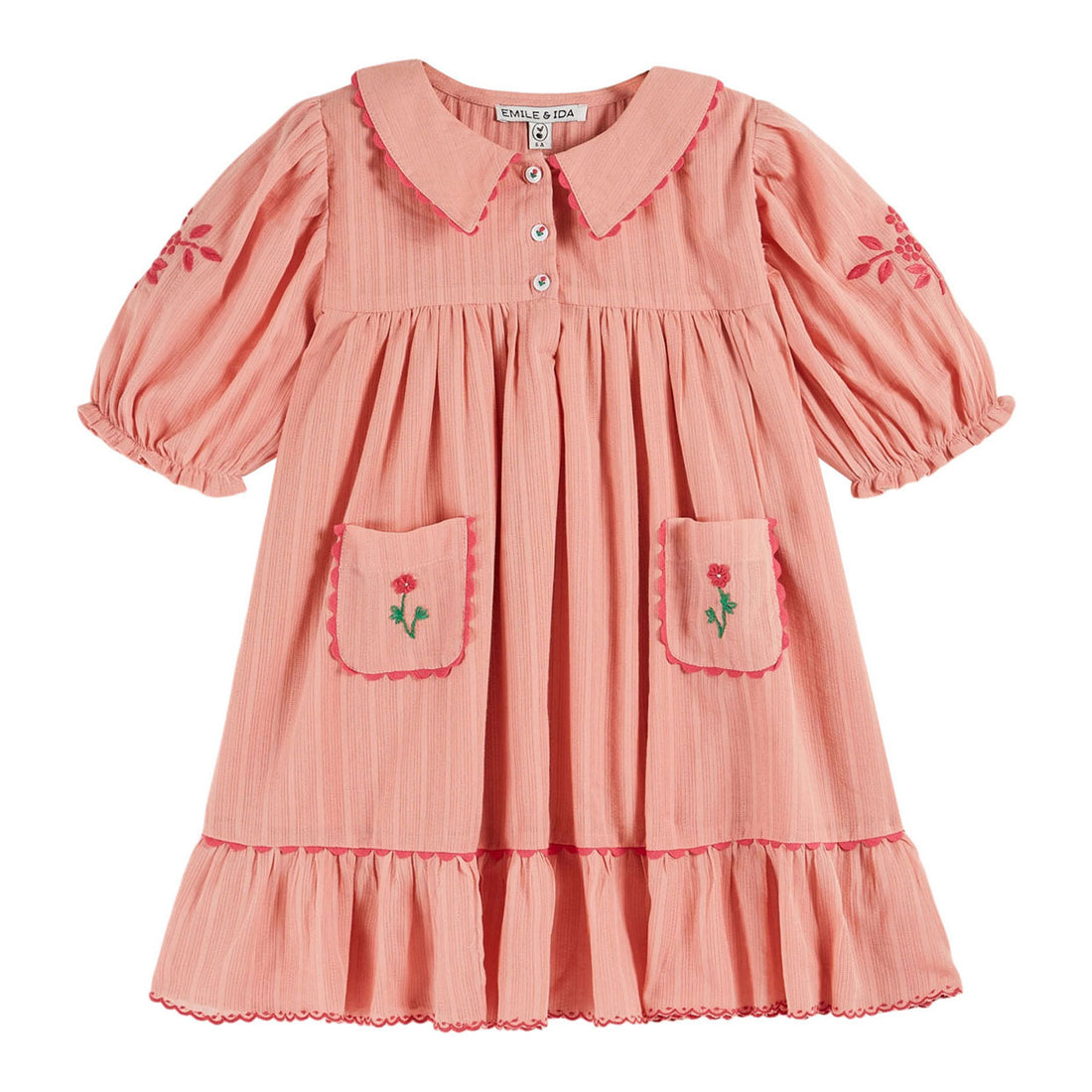 Emile et Ida Blossom Embroidered Dress