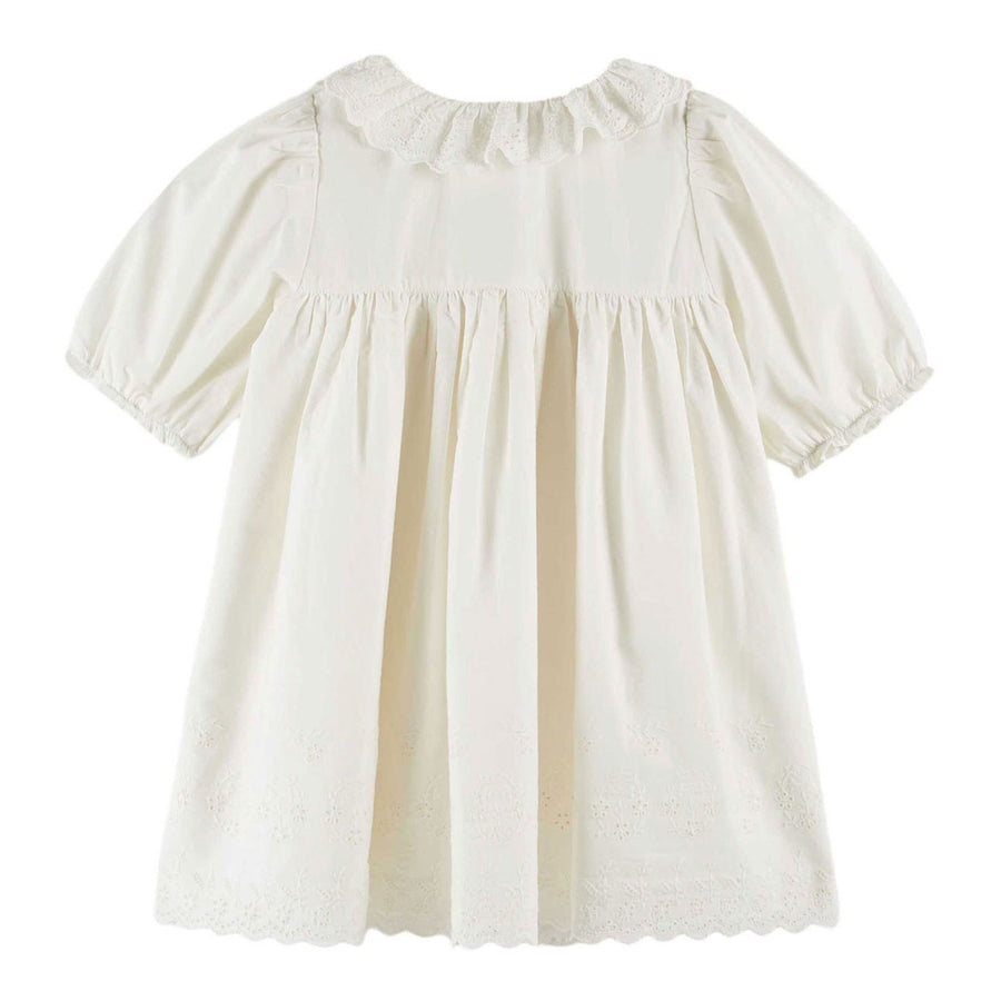 Emile et Ida White English Embroidery Dress