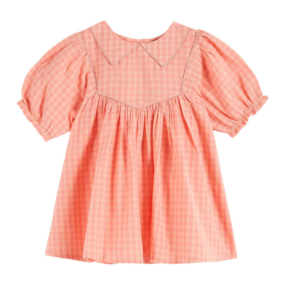 Emile et Ida Red Vichy Dress