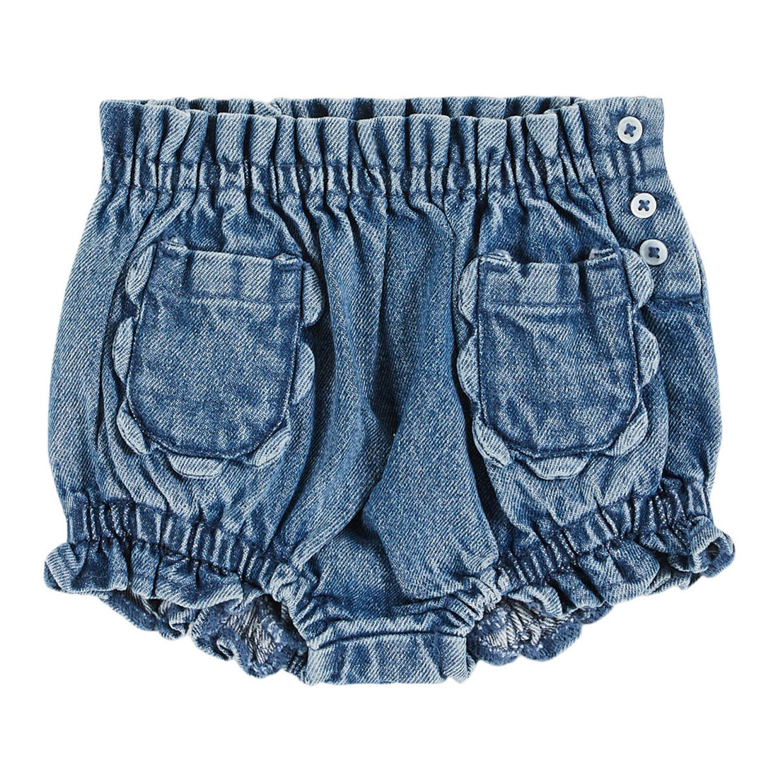 Emile et Ida Denim Flower Pocket Bloomer