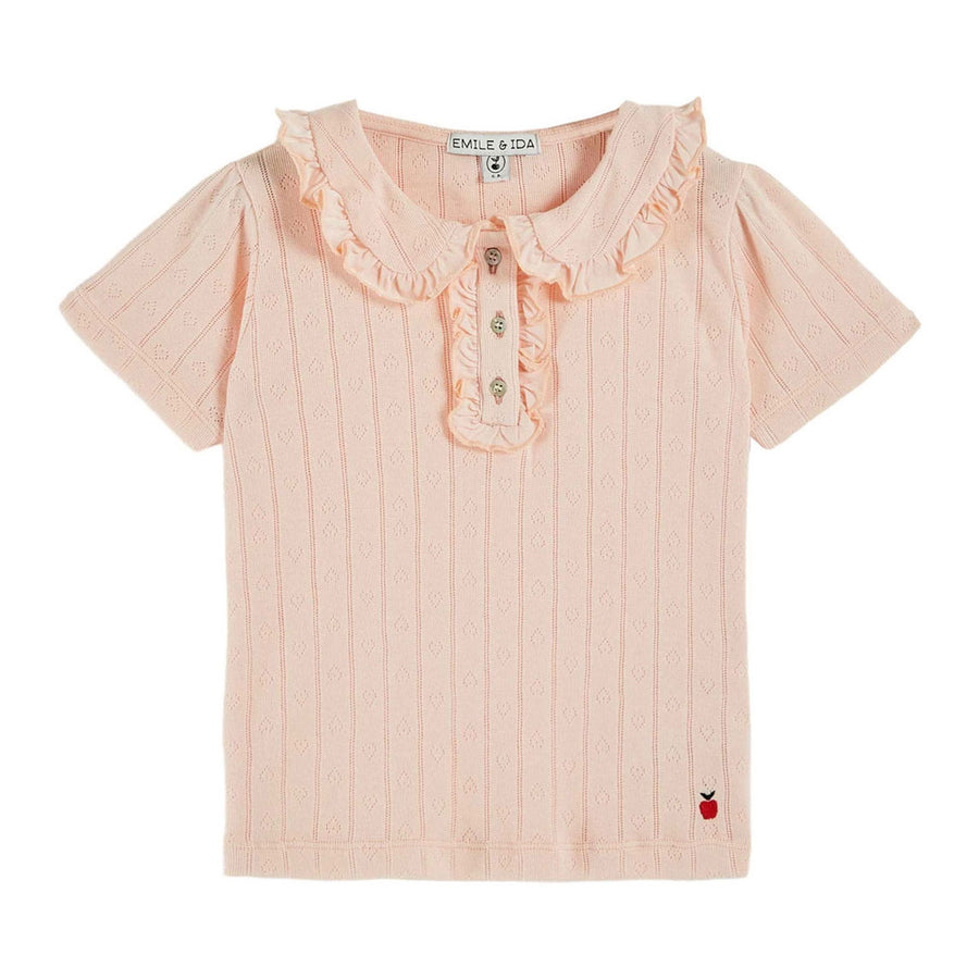 Emile et Ida Pastel Pointelle T-Shirt