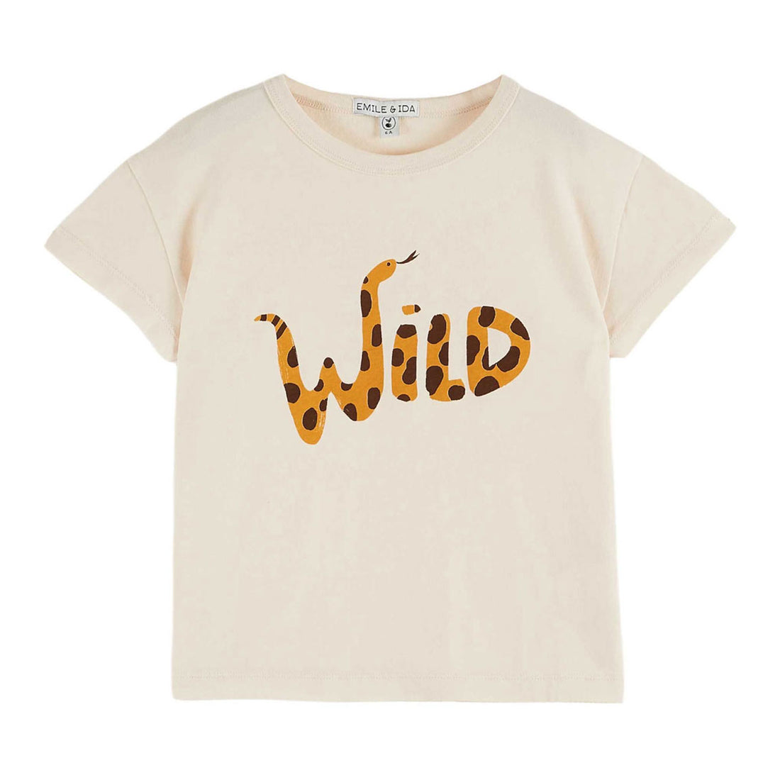 Emile et Ida Cream Wild T-Shirt