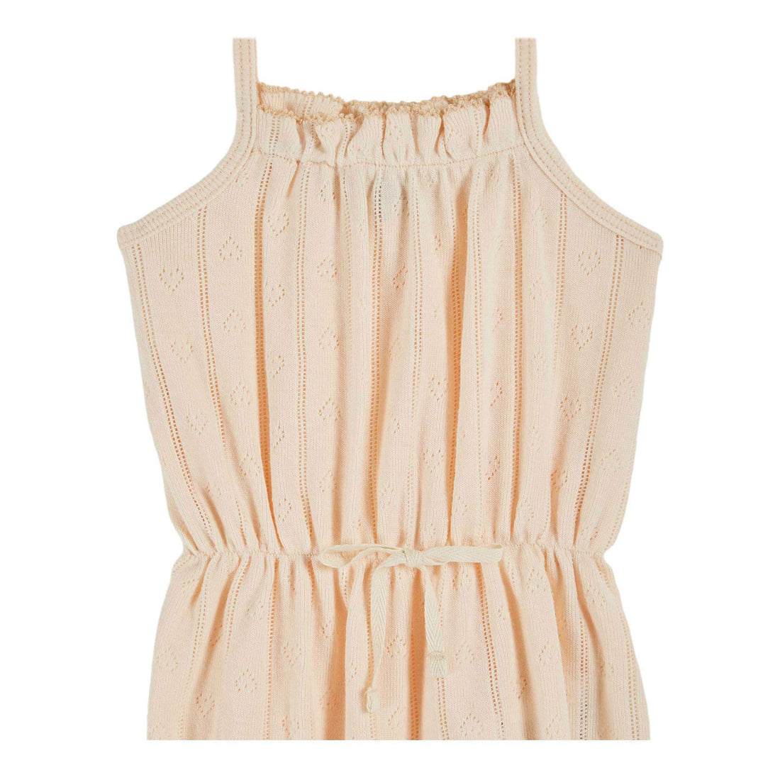 Emile et Ida Cream Pointelle Romper