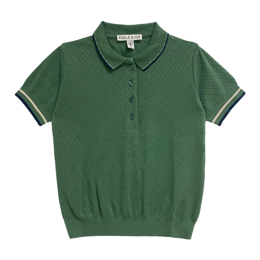 Emile et Ida Baobab Pointelle Polo