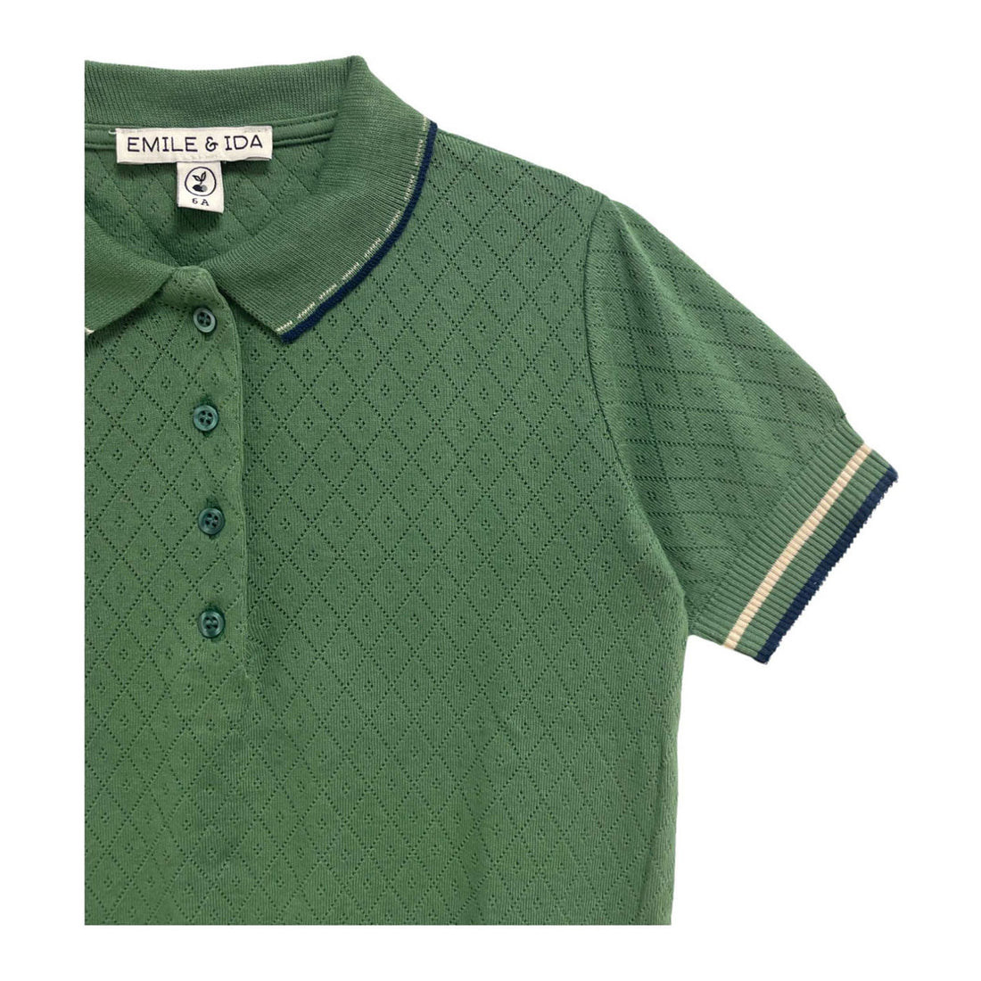 Emile et Ida Baobab Pointelle Polo