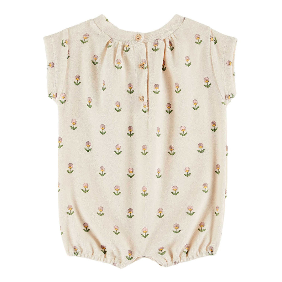 Emile et Ida Soft Flower Printed Romper