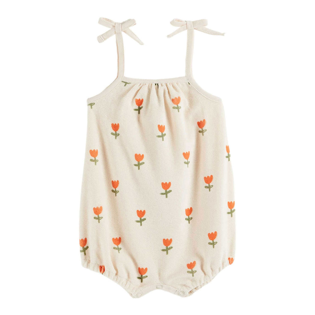 Emile et Ida Cream Tulip Romper