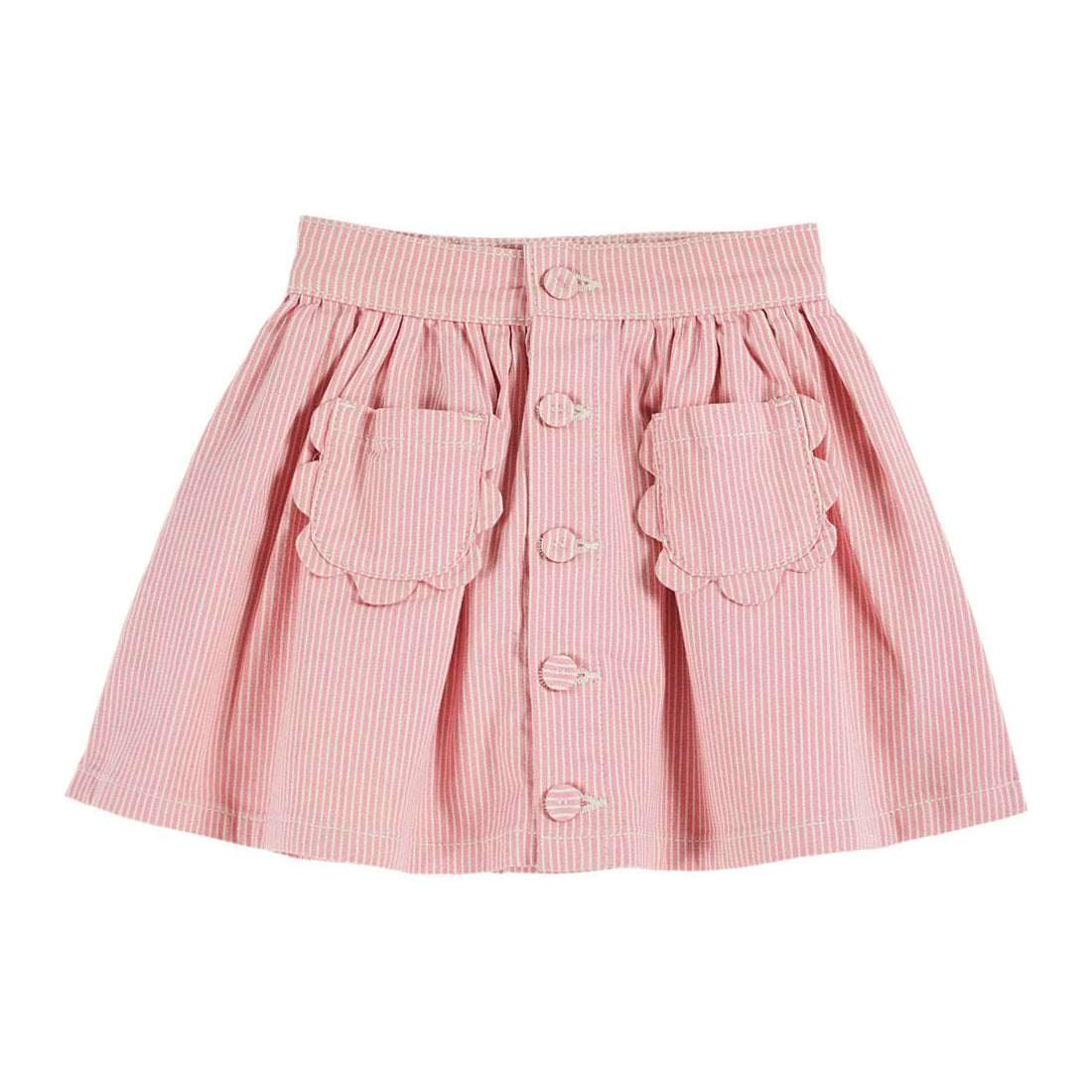 Emile et Ida Pink Flower Pocket Skirt
