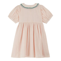 Emile et Ida Pastel Embroidered Smocked Dress