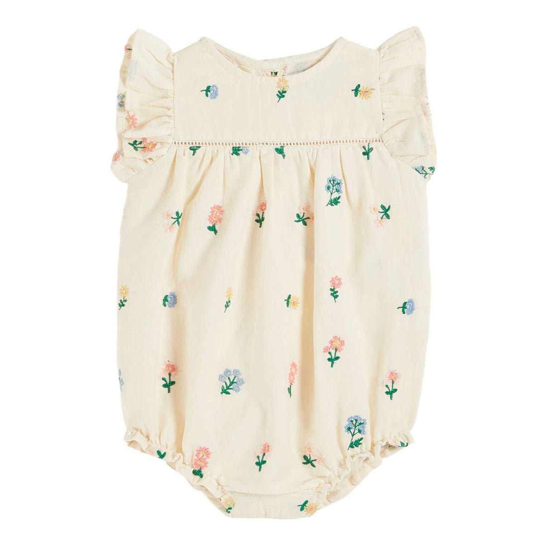 Emile et Ida All Over Embroidered Romper