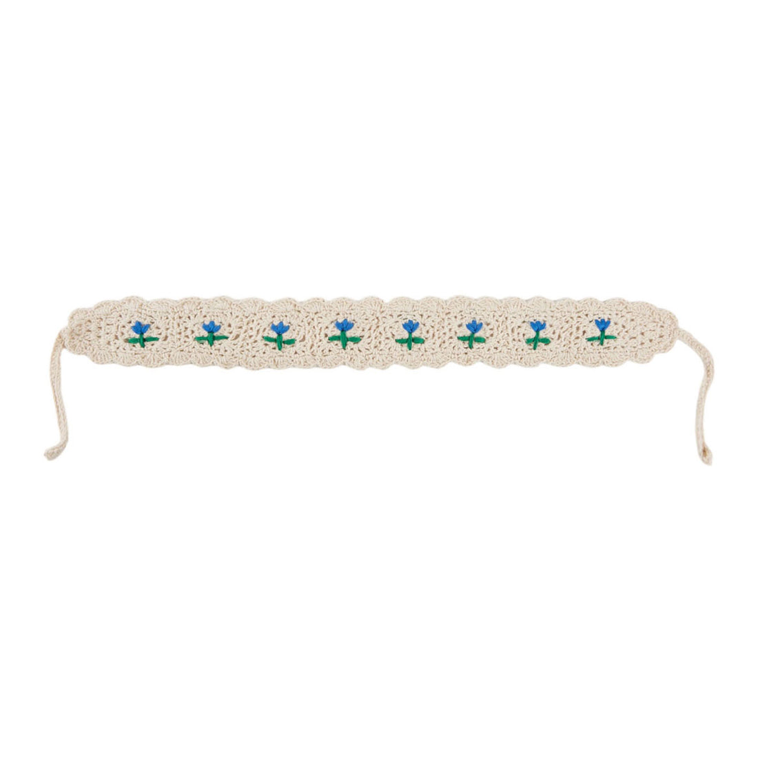 Emile et Ida Ecru Crochet Headband