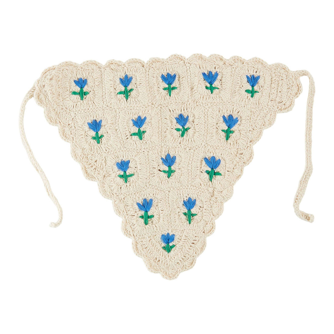 Emile et Ida Ecru Crochet Shawl