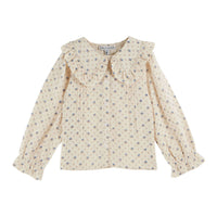 Emile et Ida Lazuli Block Print Blouse