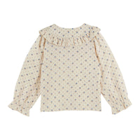 Emile et Ida Lazuli Block Print Blouse