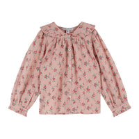 Emile et Ida Aster Printed Collar Blouse