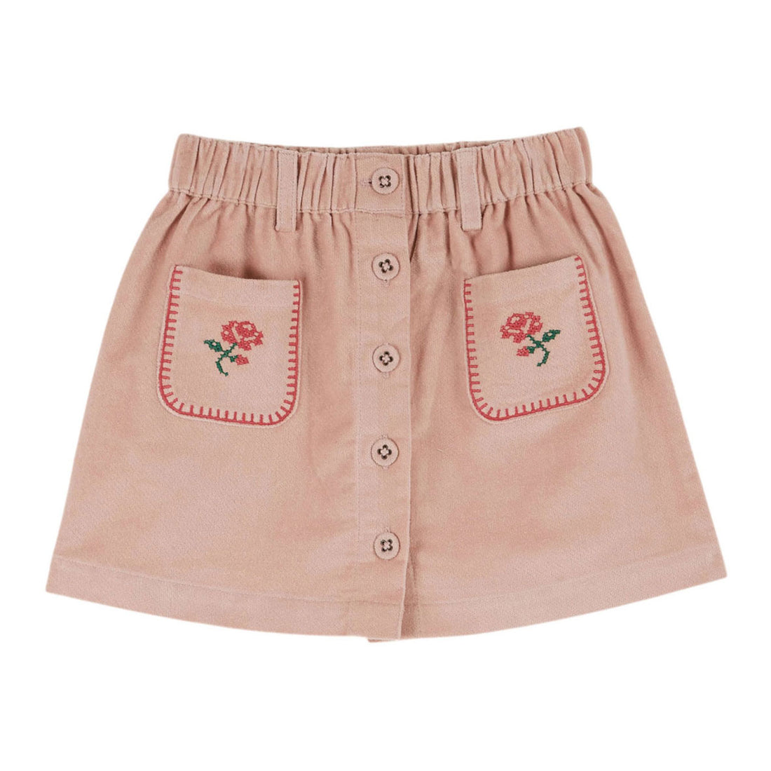Emile et Ida Peony Flower Pockets Skirt