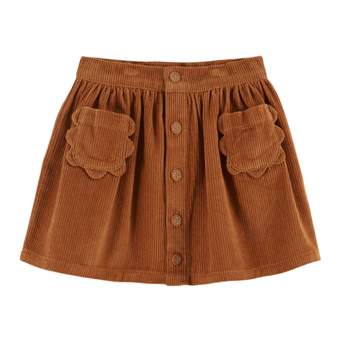 Emile et Ida Pecan Flower Pocket Skirt