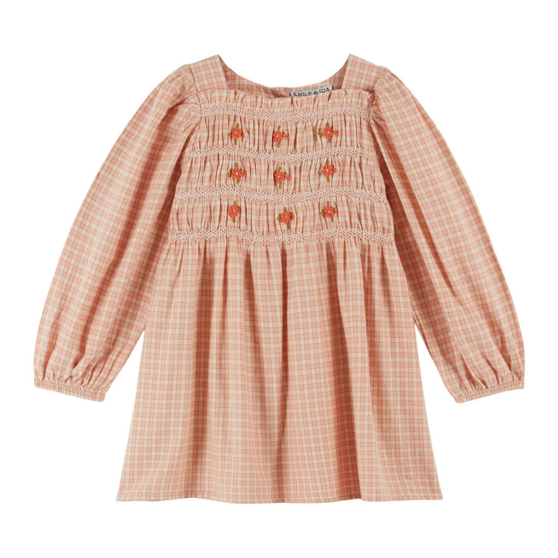 Emile et Ida Ecolier Smocked Dress