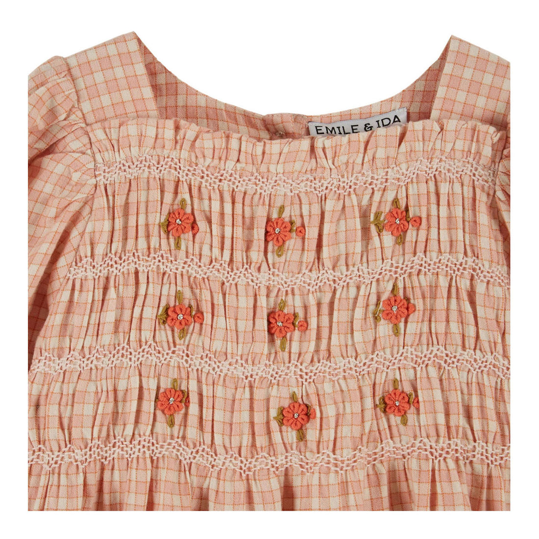 Emile et Ida Ecolier Smocked Dress