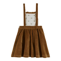 Emile et Ida Bronze Velour Pocket Dress