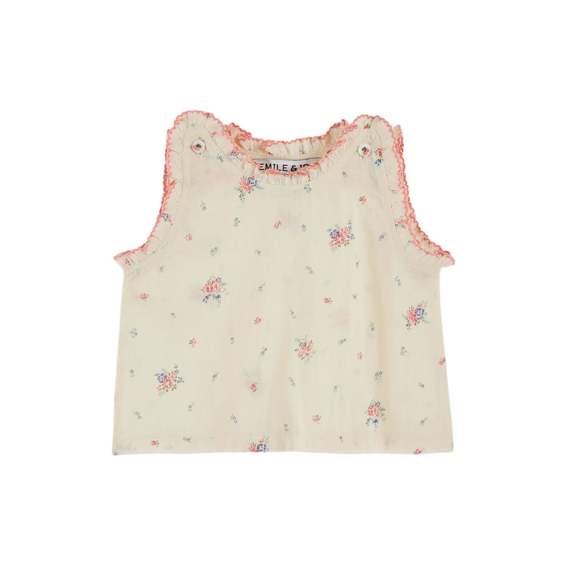 Emile et Ida Paquerette Printed Baby Top