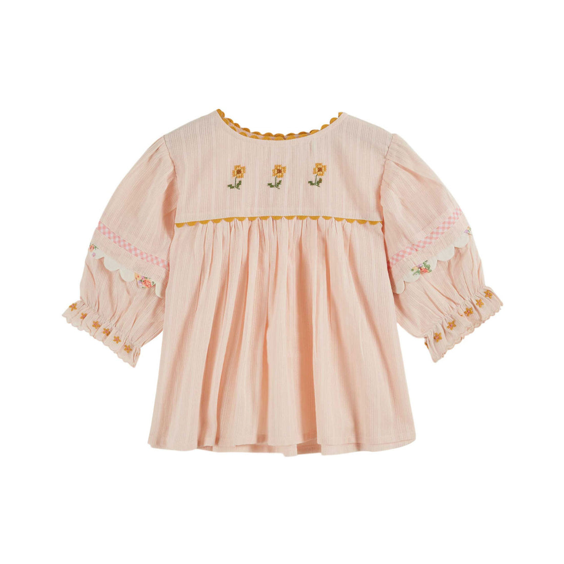 Emile et Ida Coquillage Embroidered Blouse