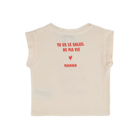 Emile et Ida Cream Mother's Day Baby T-Shirt