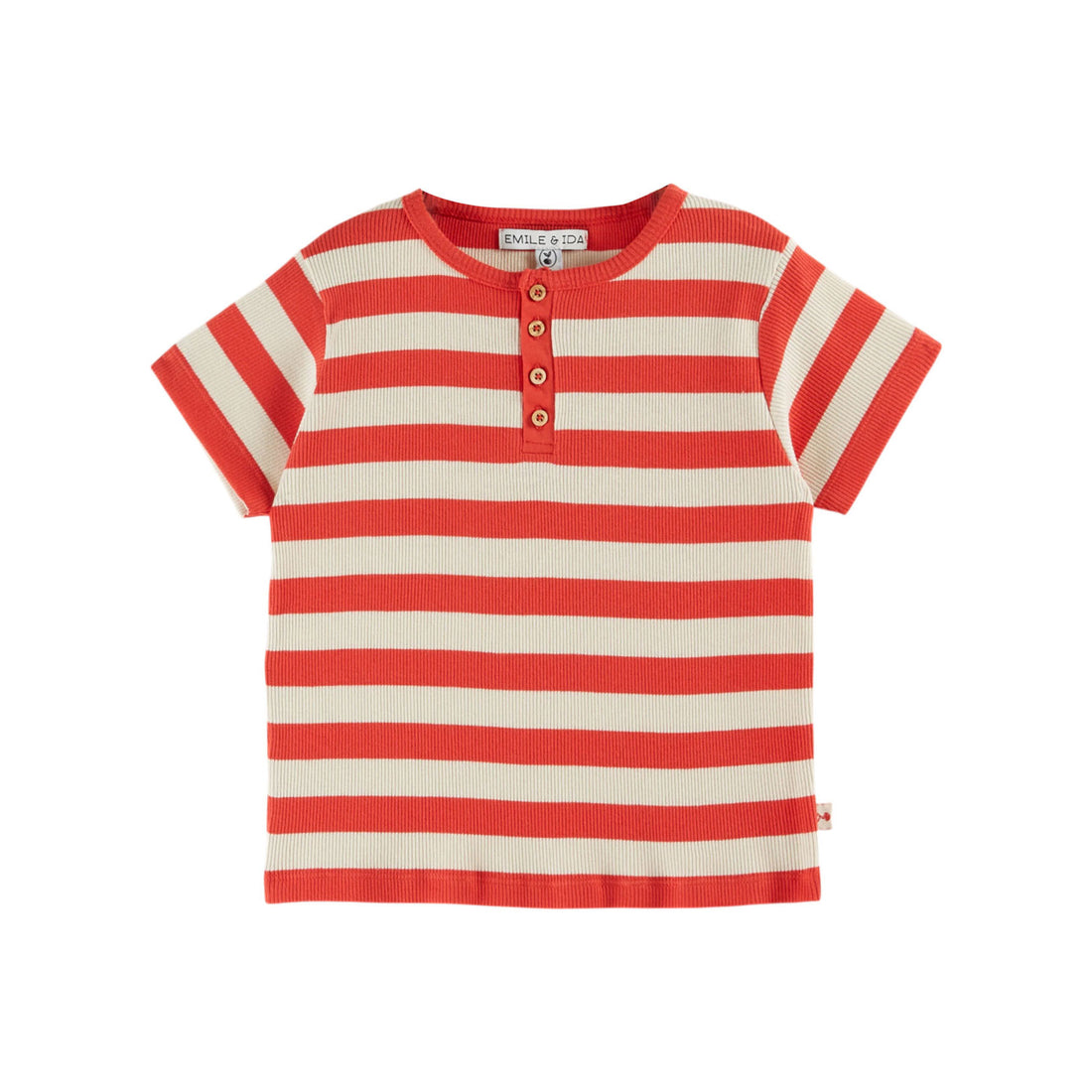 Emile et Ida Red Stripe T-Shirt