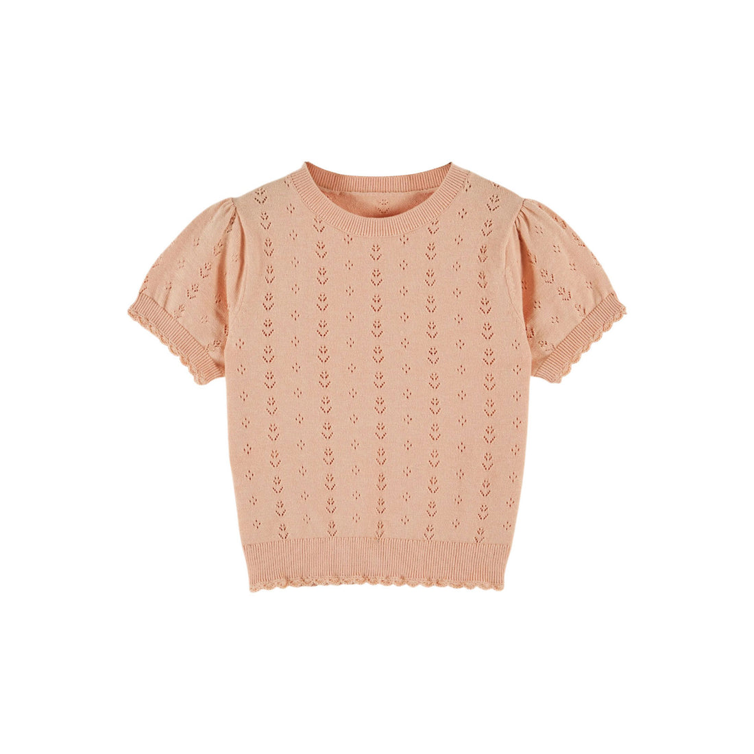 Emile et Ida Apricot Openwork Sweater