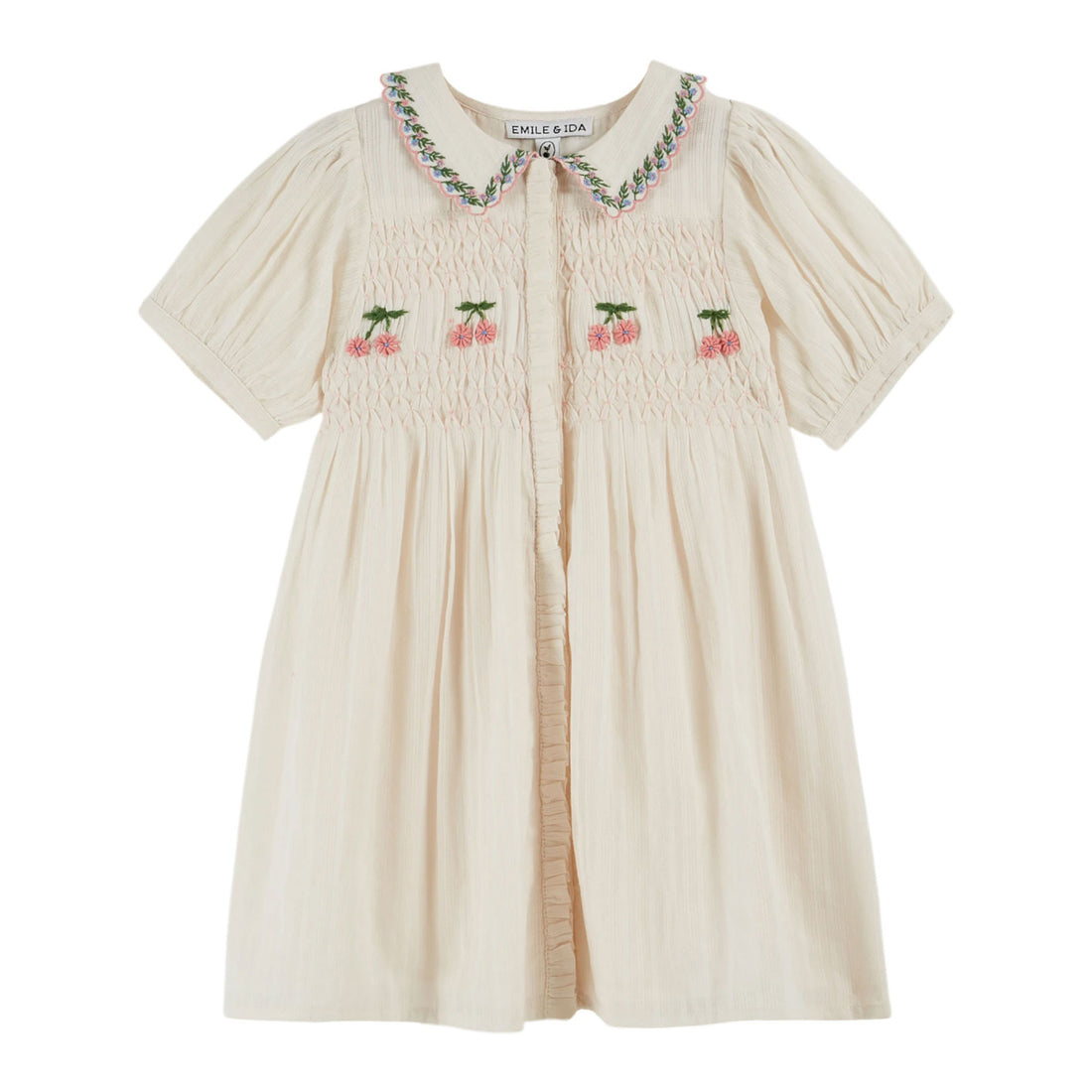sachin and babi light blue dress Zimmermann womens Devi Embroidered Linen Midi Dress, 0, White main image 0