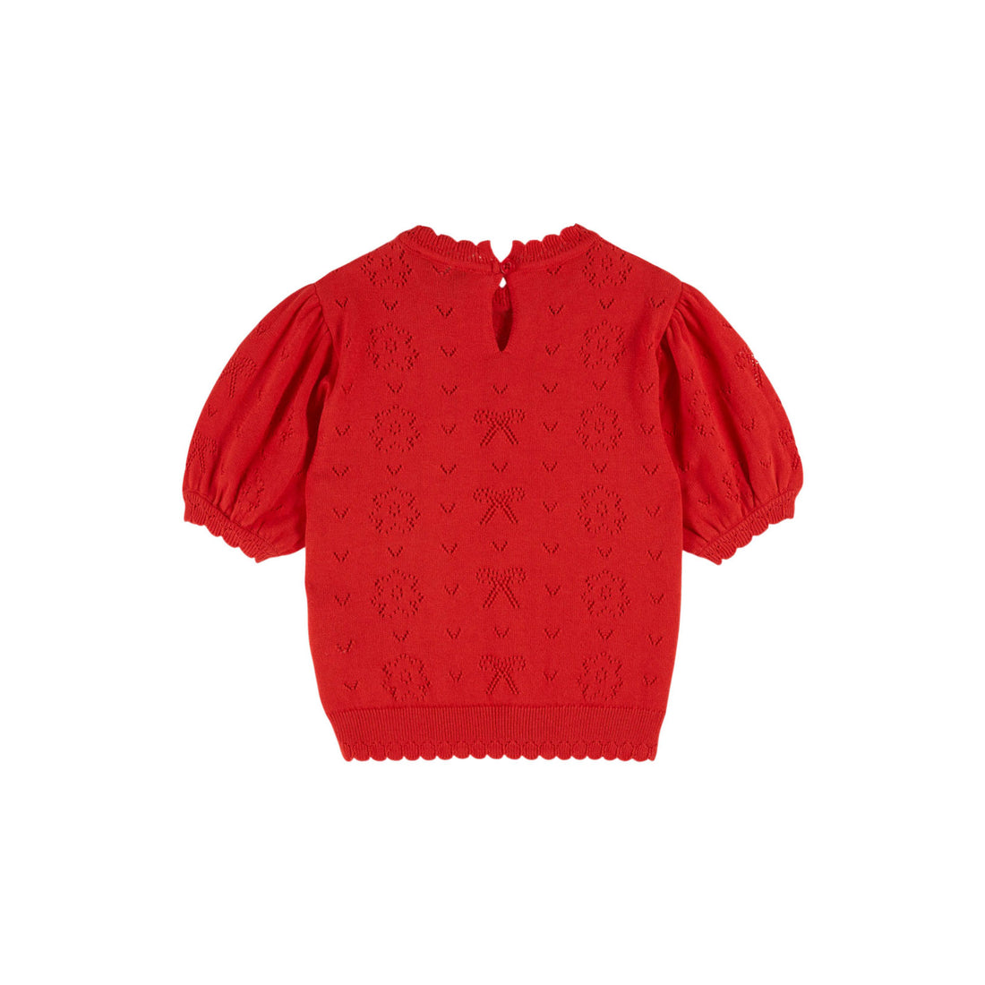 Emile et Ida Coquelicot Openwork Sweater