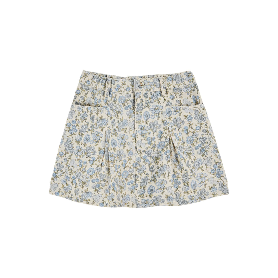 Emile et Ida Champetre Blue Printed Skirt