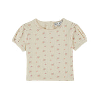 Emile et Ida Fantasia Pointelle Printed Baby Tee