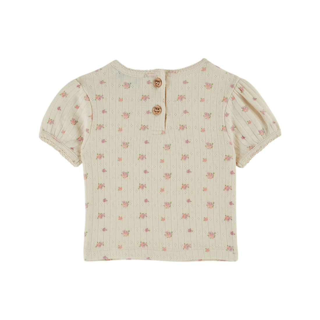 Emile et Ida Fantasia Pointelle Printed Baby Tee