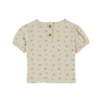 Emile et Ida Fantasia Pointelle Printed Baby Tee