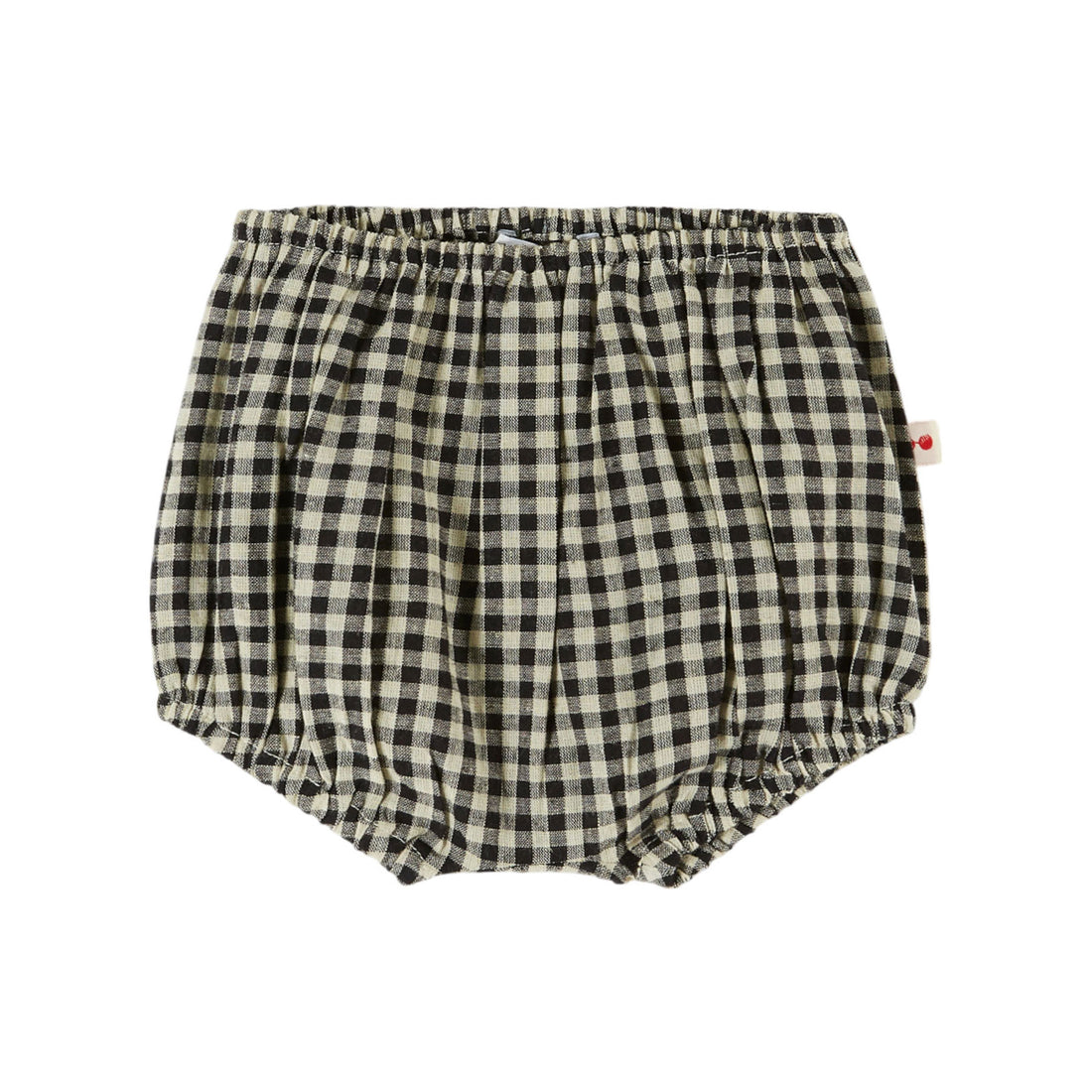 Emile et Ida Black Gingham Bebe Bloomer