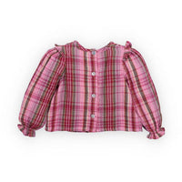The New Society Dream Lush Check Adriana Baby Blouse