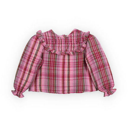 The New Society Dream Lush Check Adriana Baby Blouse