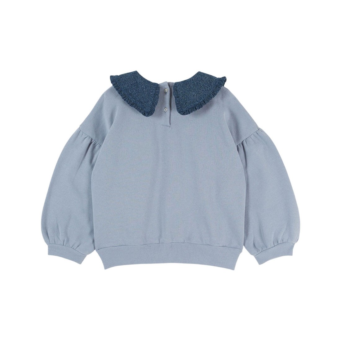 Emile et Ida Blue Collared Sweatshirt