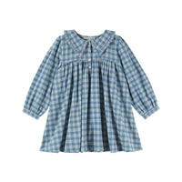 Emile et Ida Celestine Tiles Ruffle Collar Dress