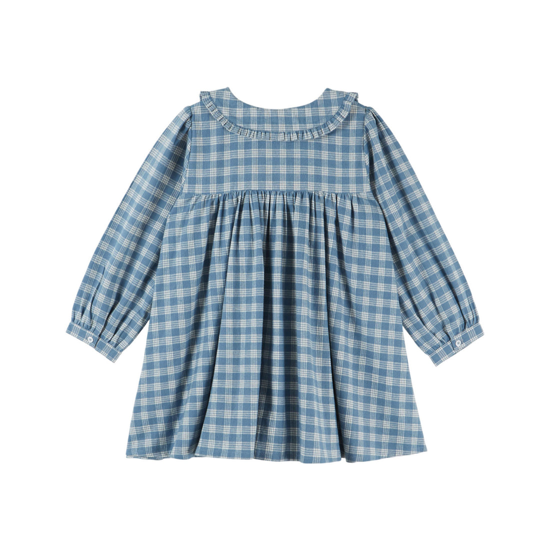 Emile et Ida Celestine Tiles Ruffle Collar Dress
