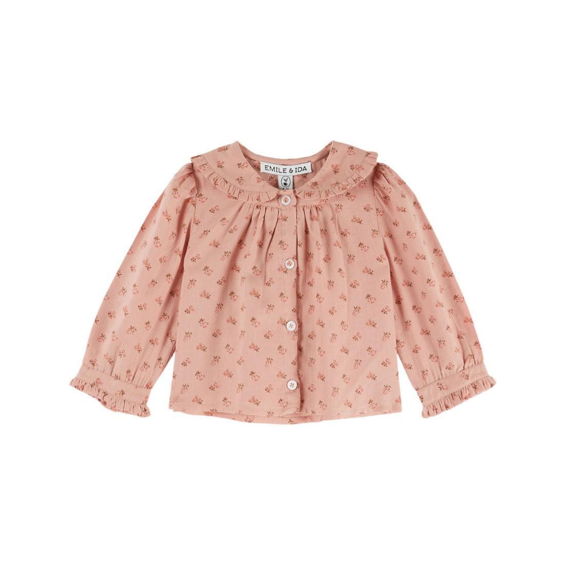 Emile et Ida Rosemary Printed Collar Blouse