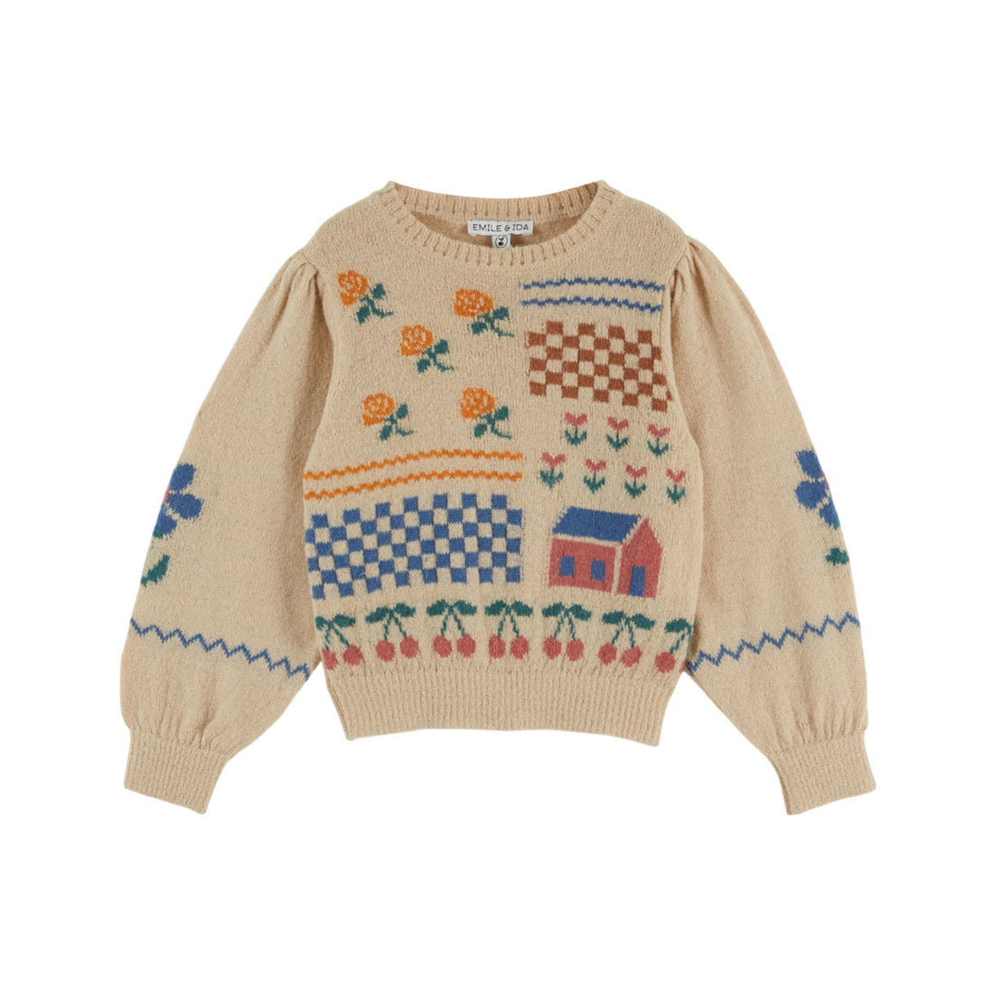 Emile et Ida Maison Graphic Intarsia Sweater
