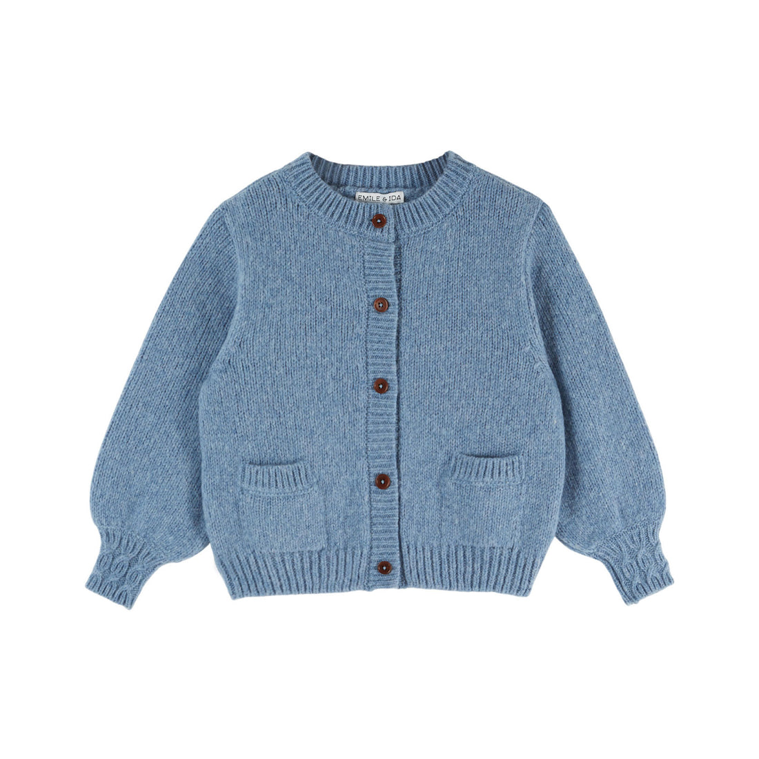 Emile et Ida Blue Cuddly Cardigan