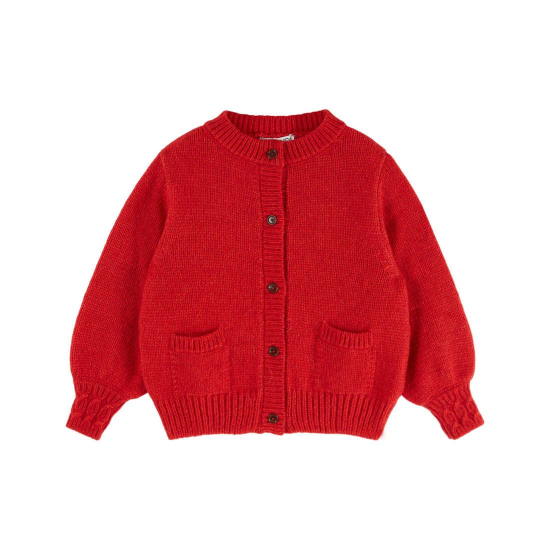 Emile et Ida Red Cuddly Cardigan