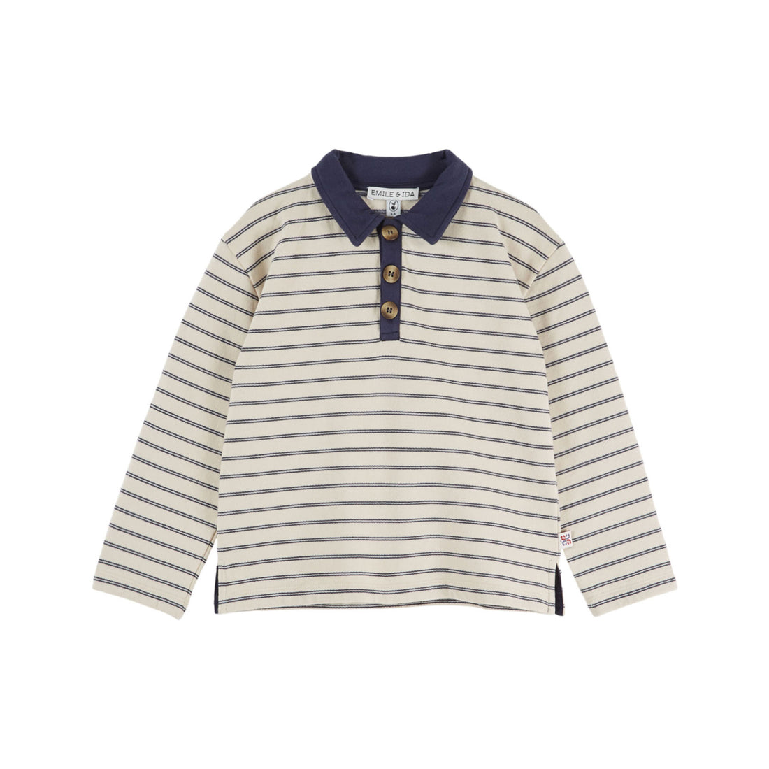 Emile et Ida Pinstripe Polo Sweatshirt