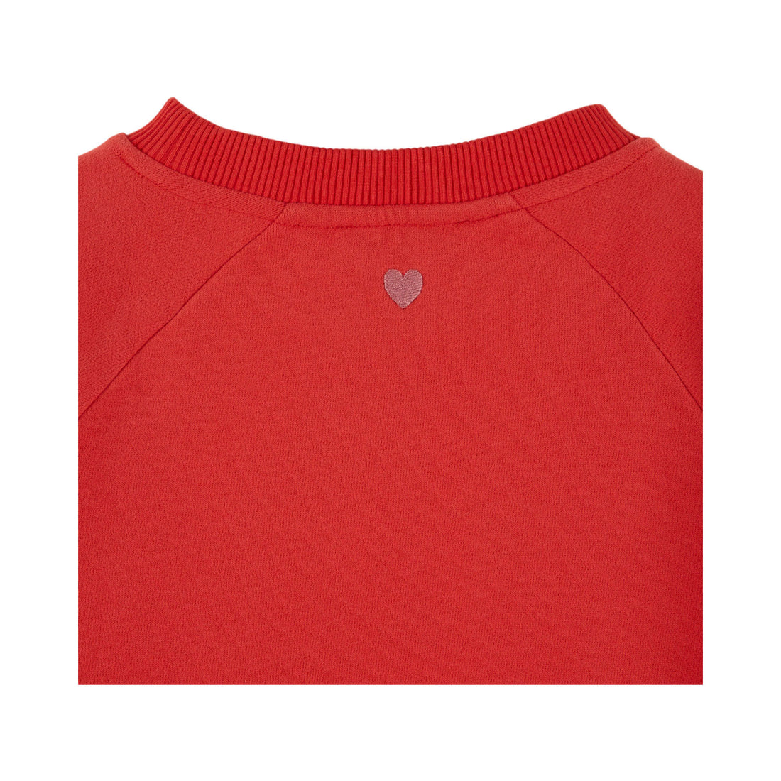 Emile et Ida Red Graphic Typo Sweatshirt
