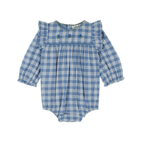 Emile et Ida Celestine Tiles Ruffle Collar Romper